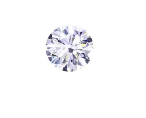 0.59 CT E Color SI2 Natural Loose Diamond GIA Certified Round Cut Brilliant