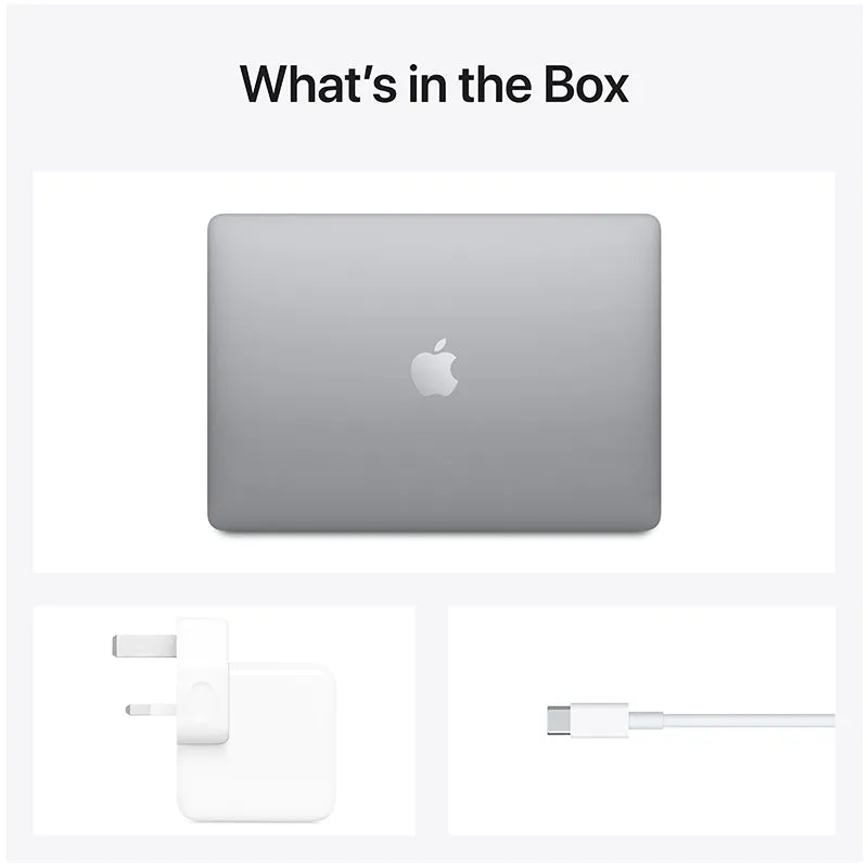 13-inch MacBook Air: Apple M1 chip with 8‑core CPU and 7‑core GPU, 256GB SSD - Space Grey