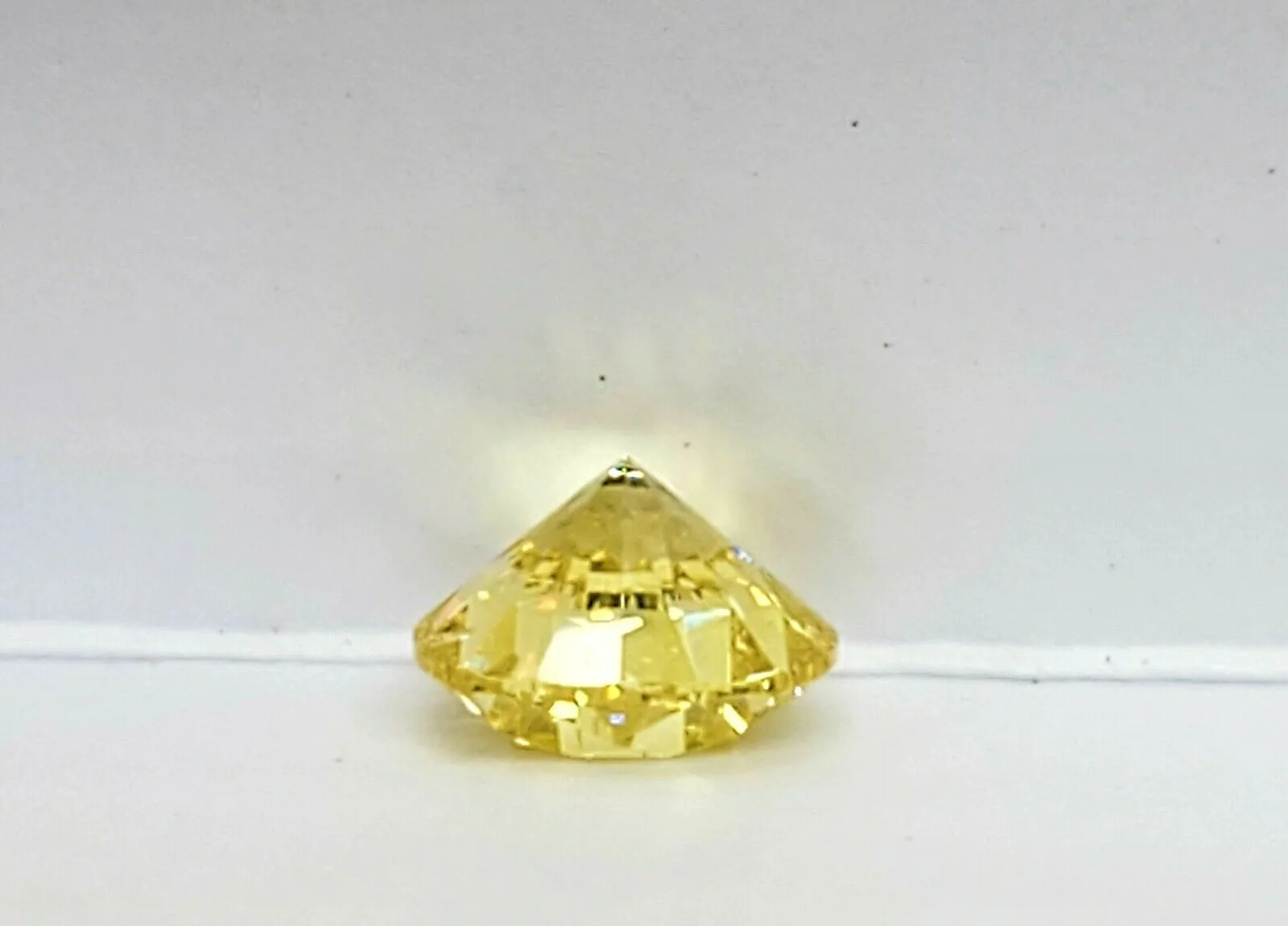 1CT Loose Diamond Fancy Yellow Natural Color Round Cut Brilliant GIA Certified