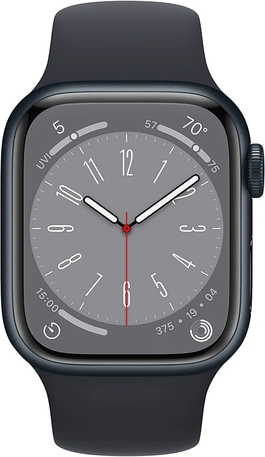 Apple Watch Series 8 (GPS   Cellular, 41mm) - Midnight Aluminum Case with Midnight Sport Band