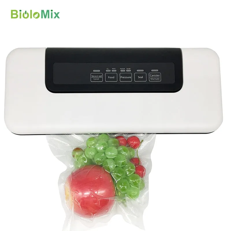 Automatic Vacuum Sealer Packer Vacuum Air Sealing Packing Machine For Food Preservation Dry, Wet, Soft Food with Free 10pcs Bags