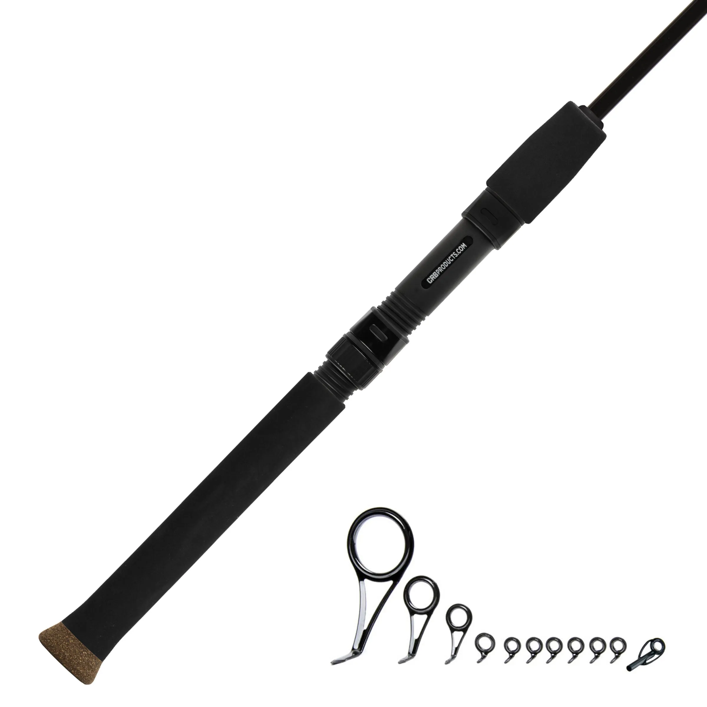 CRB 6'6" Light 2-Piece Color Spinning Rod Kit