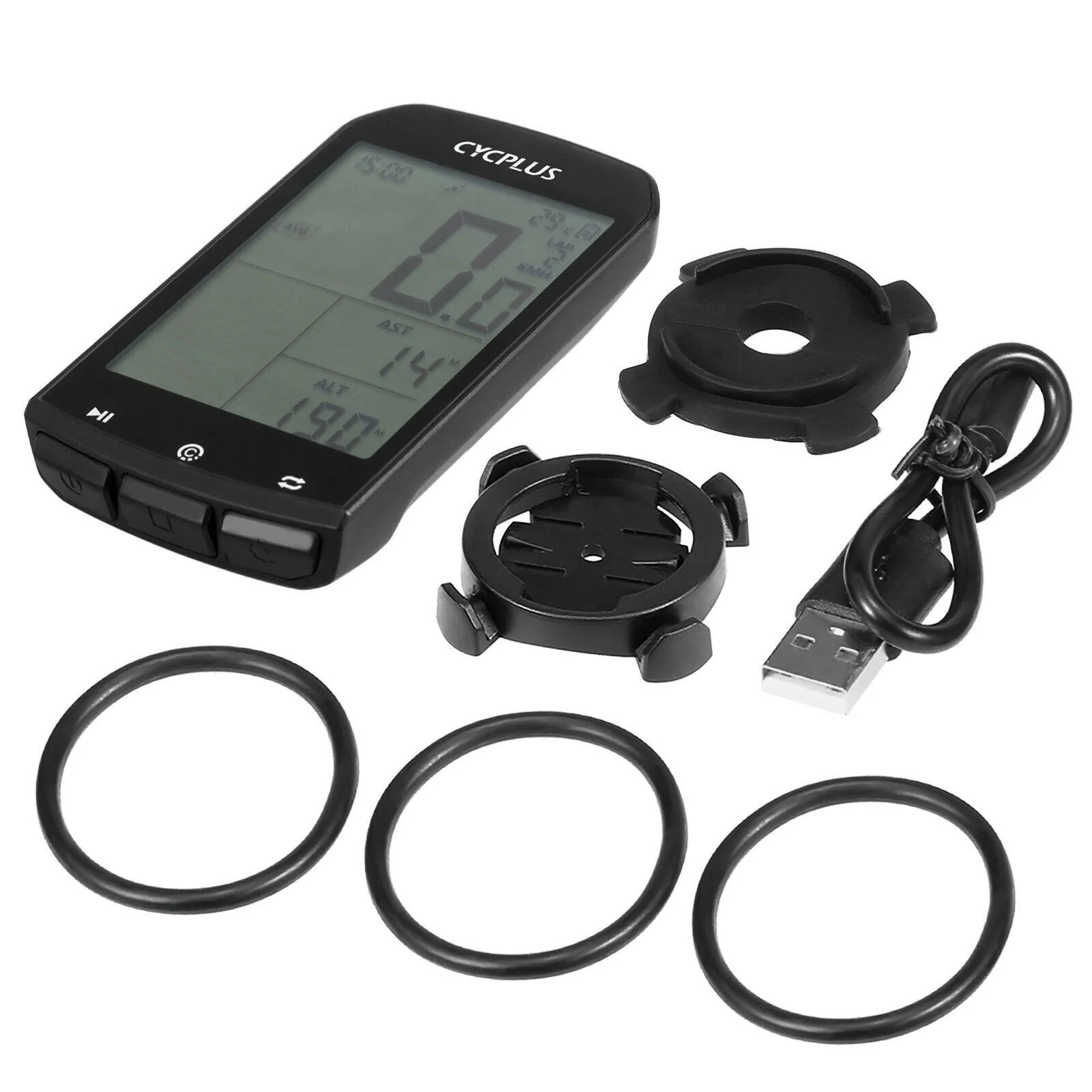 CYCPLUS M1 GPS Cycling Computer BT 4.0 ANT  Bike Wireless Computer Digital Speedometer Backlight IPX6 Accurate Bike Computer