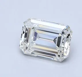 Diamond 1.01 CT Natural Loose Emerald Cut S to T Color VS2 Clarity GIA Certified