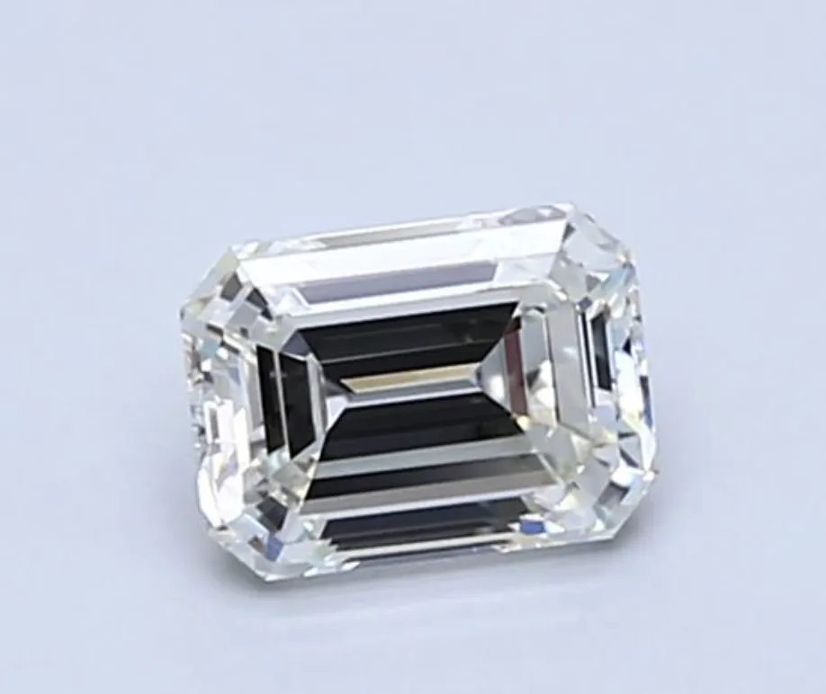 Diamond 1.01 CT Natural Loose Emerald Cut S to T Color VS2 Clarity GIA Certified