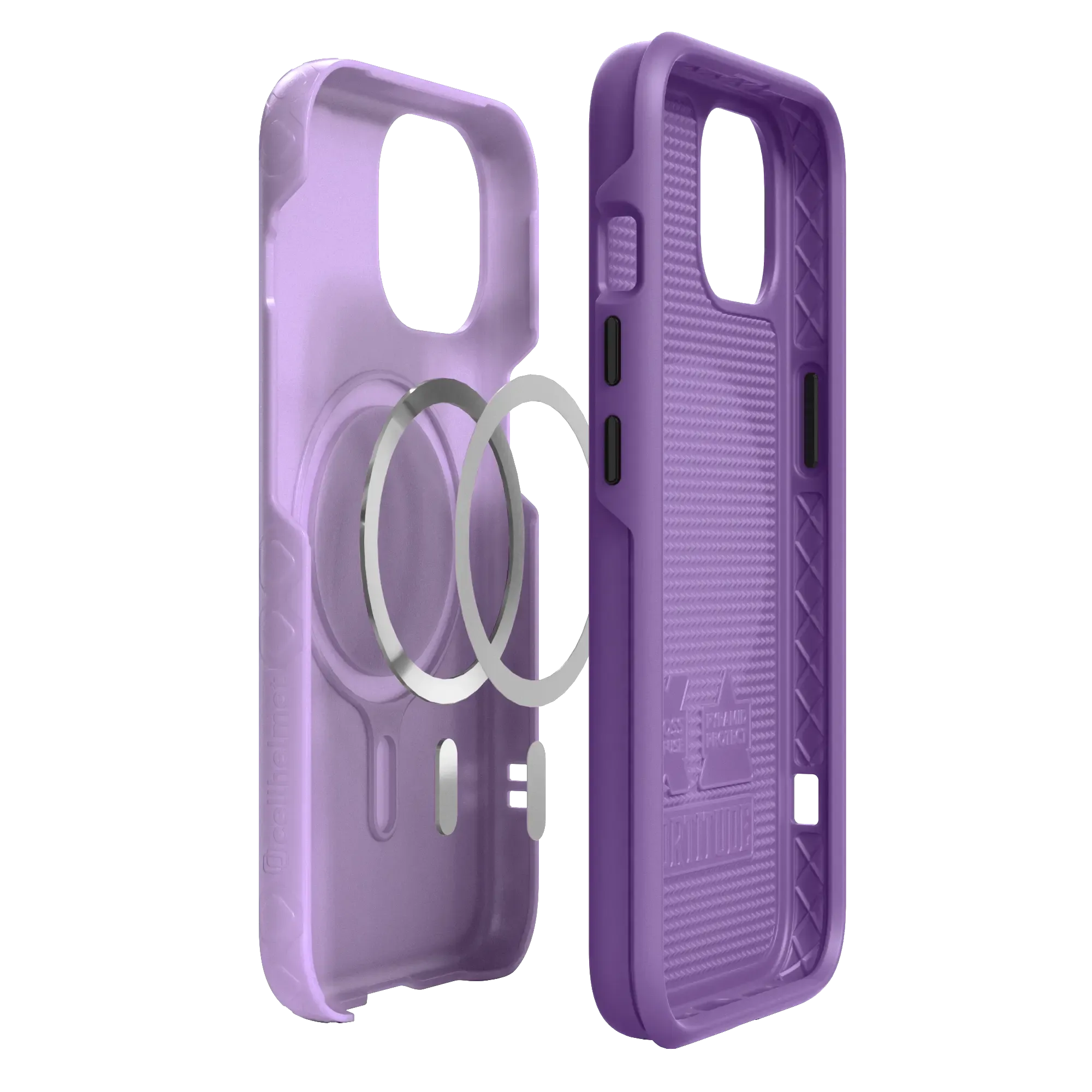 Dual Layer MagSafe Case for Apple iPhone 14 | Lilac Blossom Purple | Fortitude Series