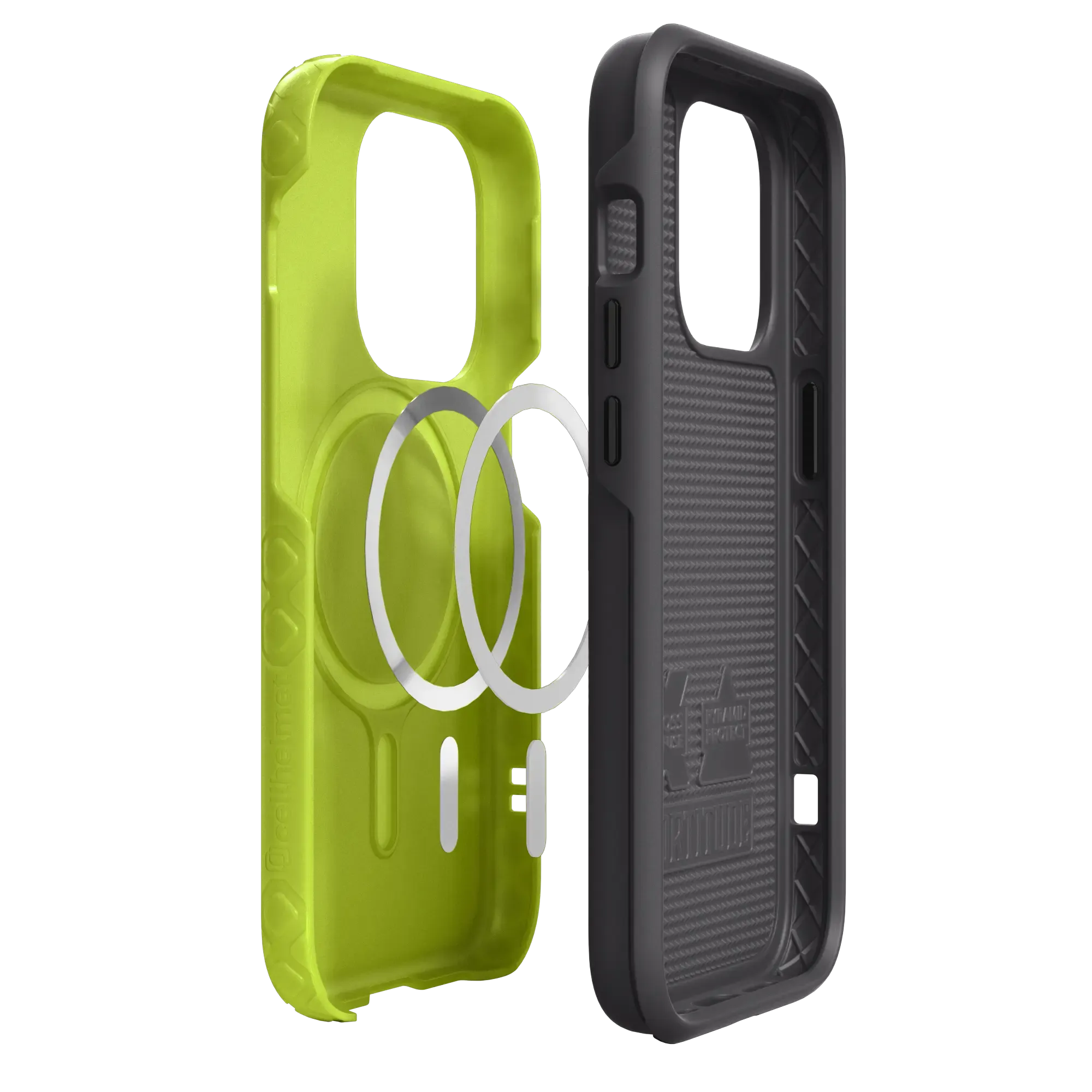 Dual Layer MagSafe Case for Apple iPhone 14 Pro | Electric Lime | Fortitude Series