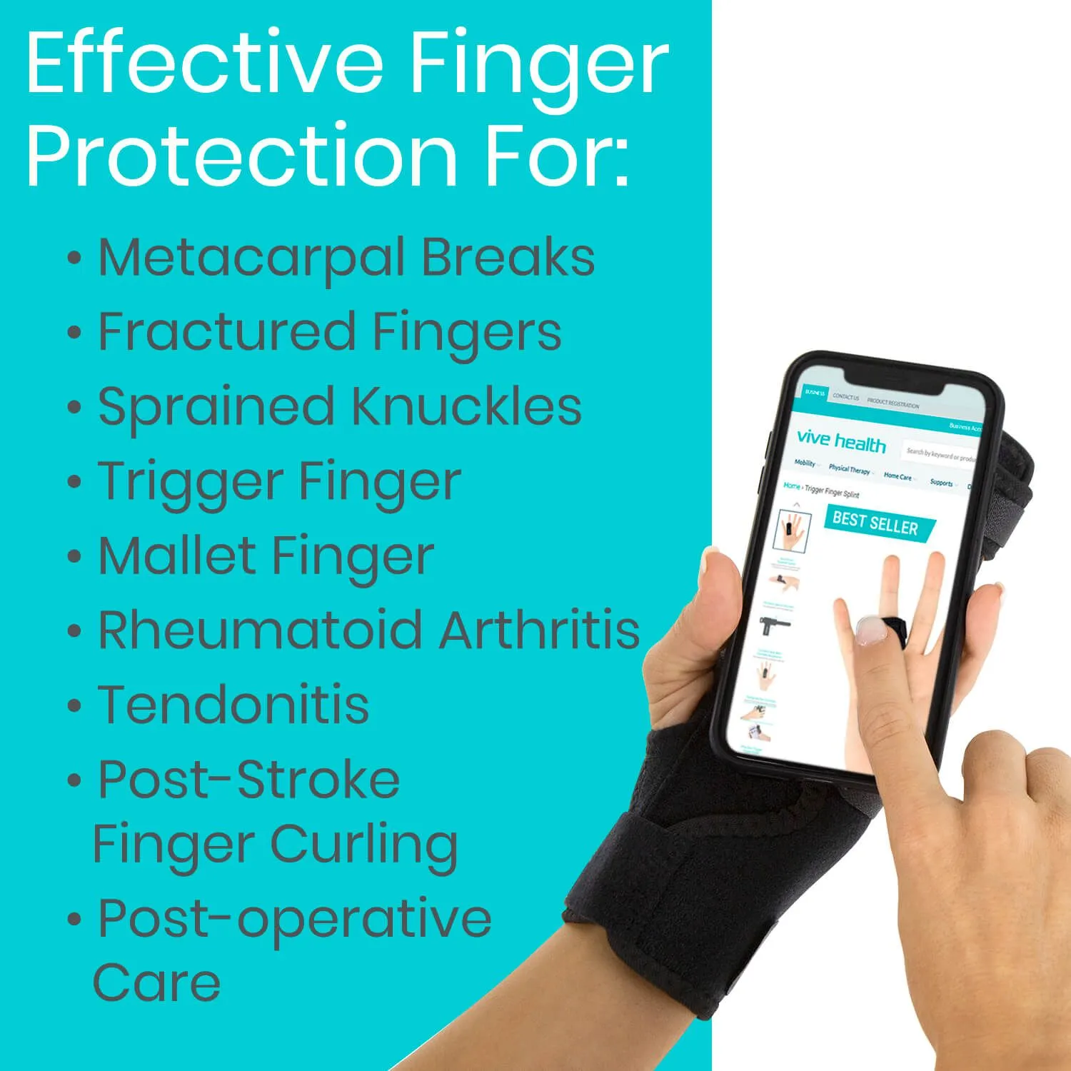 Dual Trigger Finger Splint