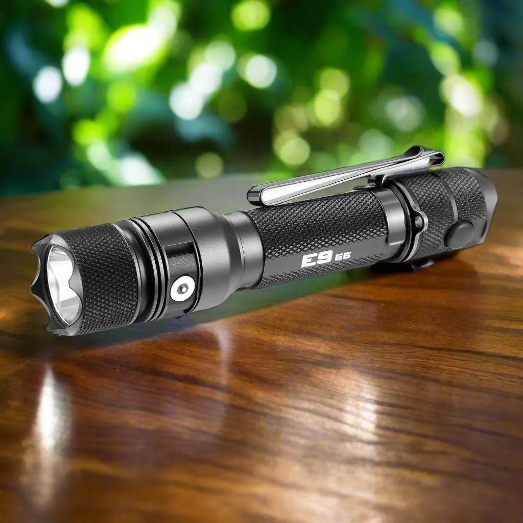 E9 GEN5 Long Throw- 3,000 Lumen Tactical EDC Flashlight