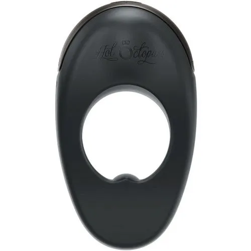 Hot Octopuss Atom Plus Rechargeable Dual Motor Vibrating Penis Ring Black