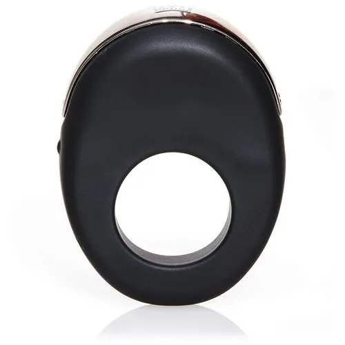 Hot Octopuss Atom Rechargeable Powerful Vibrating Penis Ring Black