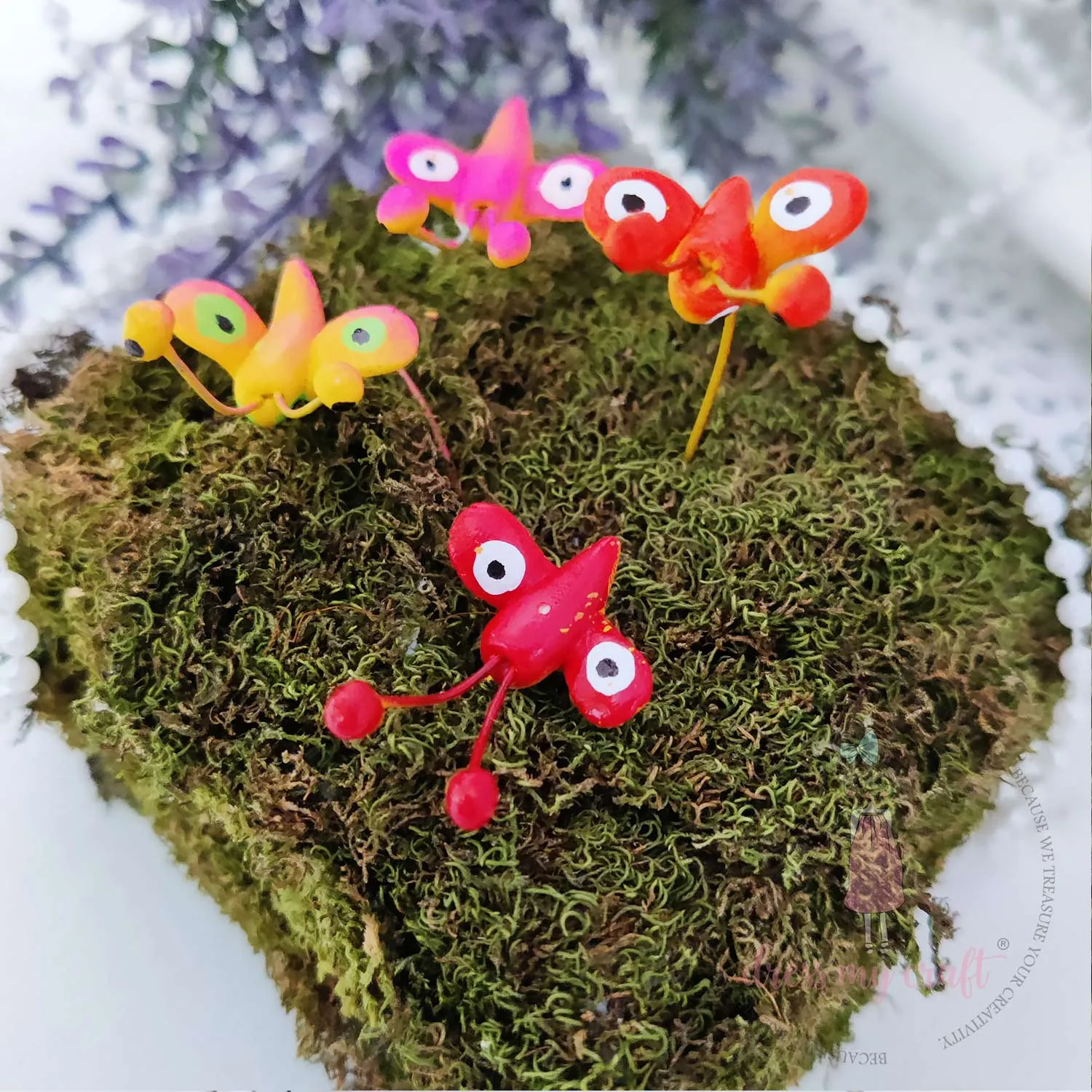 Miniature Butterflies With Wire