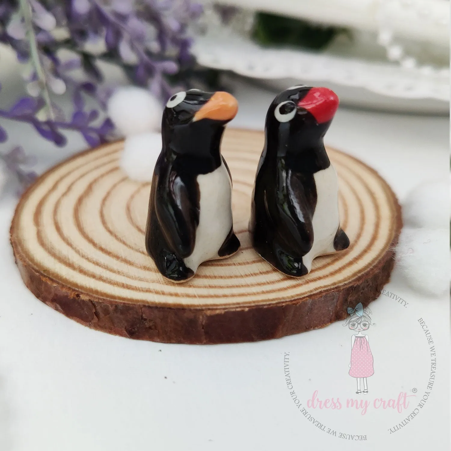 Miniature Ceramic Penguin