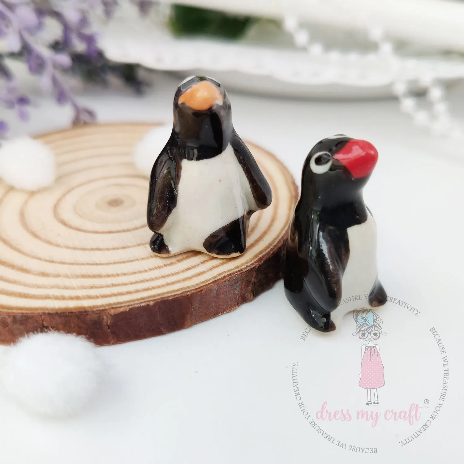 Miniature Ceramic Penguin