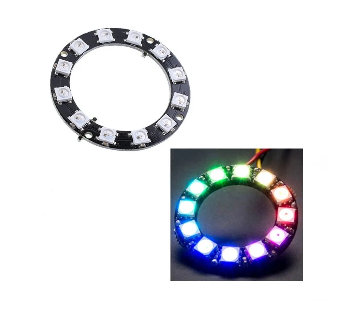 NeoPixel Ring - 12 x WS2812 5050 RGB LED Ring Board for Arduino Raspberry Pi