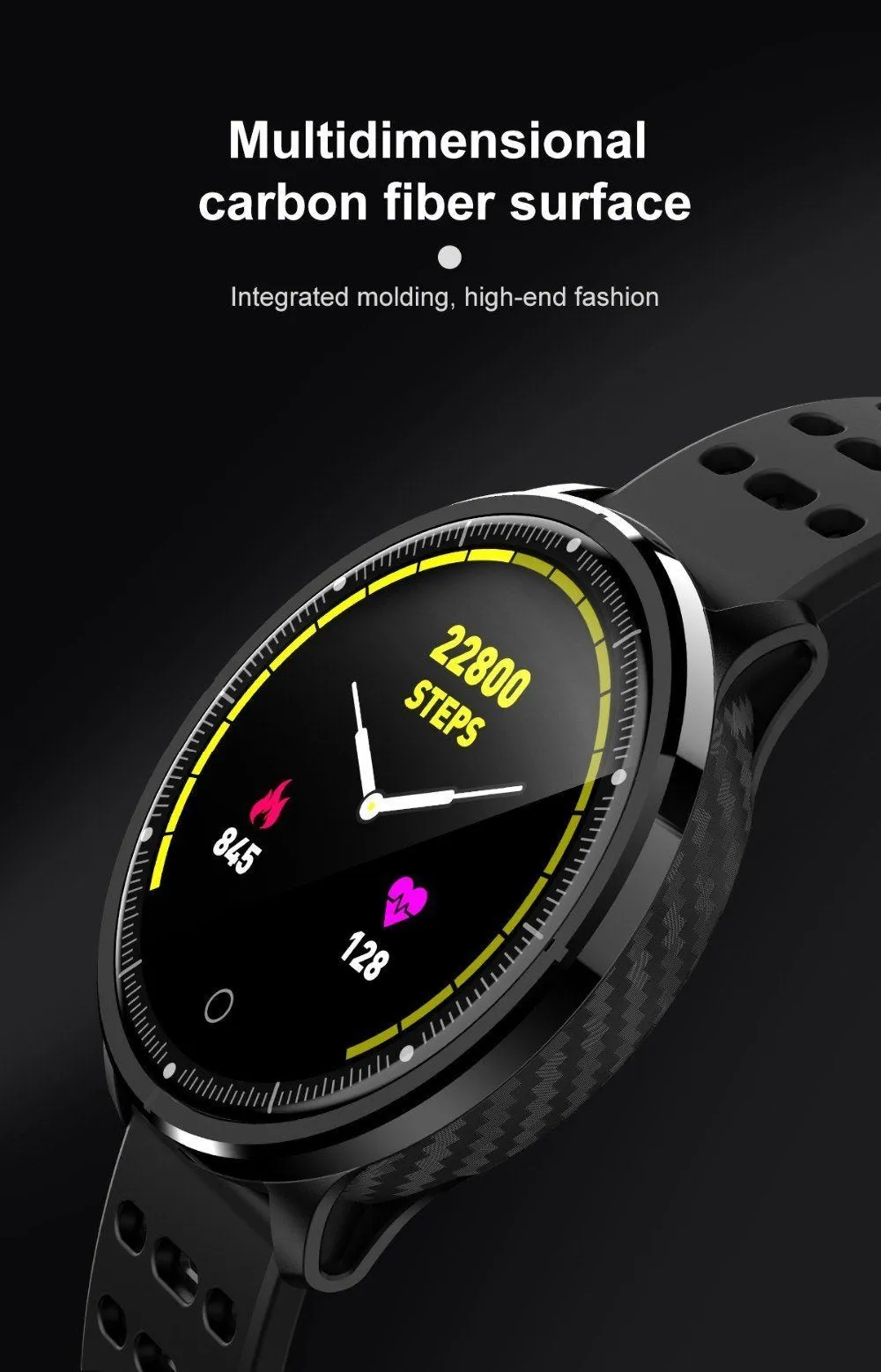 New IP68 Waterproof Smart Watch Heart Rate Blood Pressure Monitor Sport Activity Sleep Tracker For iPhone Android