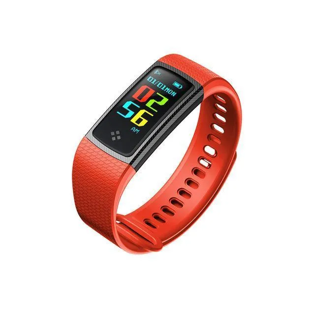 New Waterproof Colour LCD Screen Heart Rate Monitor Fitness Watch with Memory Activity Tracker Smart Band Bracelet