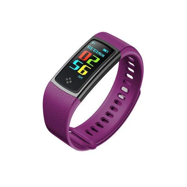 New Waterproof Colour LCD Screen Heart Rate Monitor Fitness Watch with Memory Activity Tracker Smart Band Bracelet