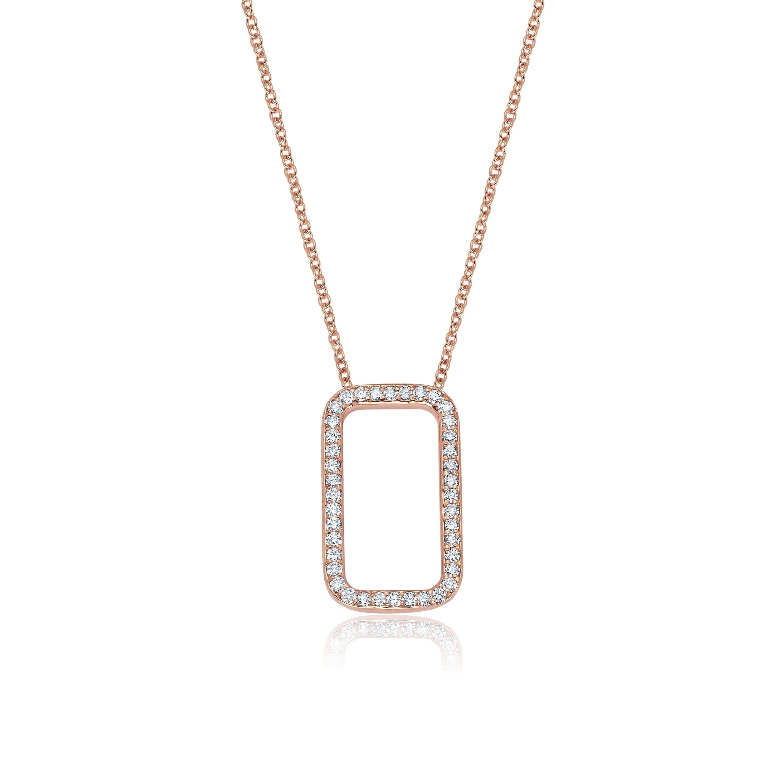 New York Pendant - Rose Gold