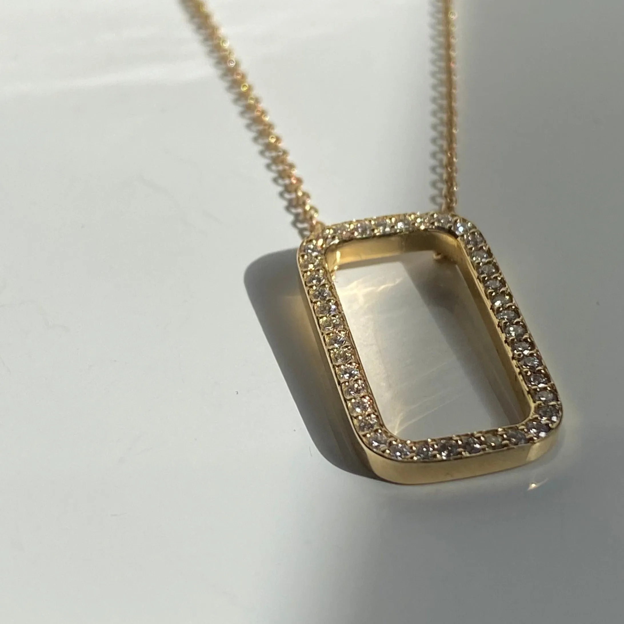 New York Pendant - Rose Gold