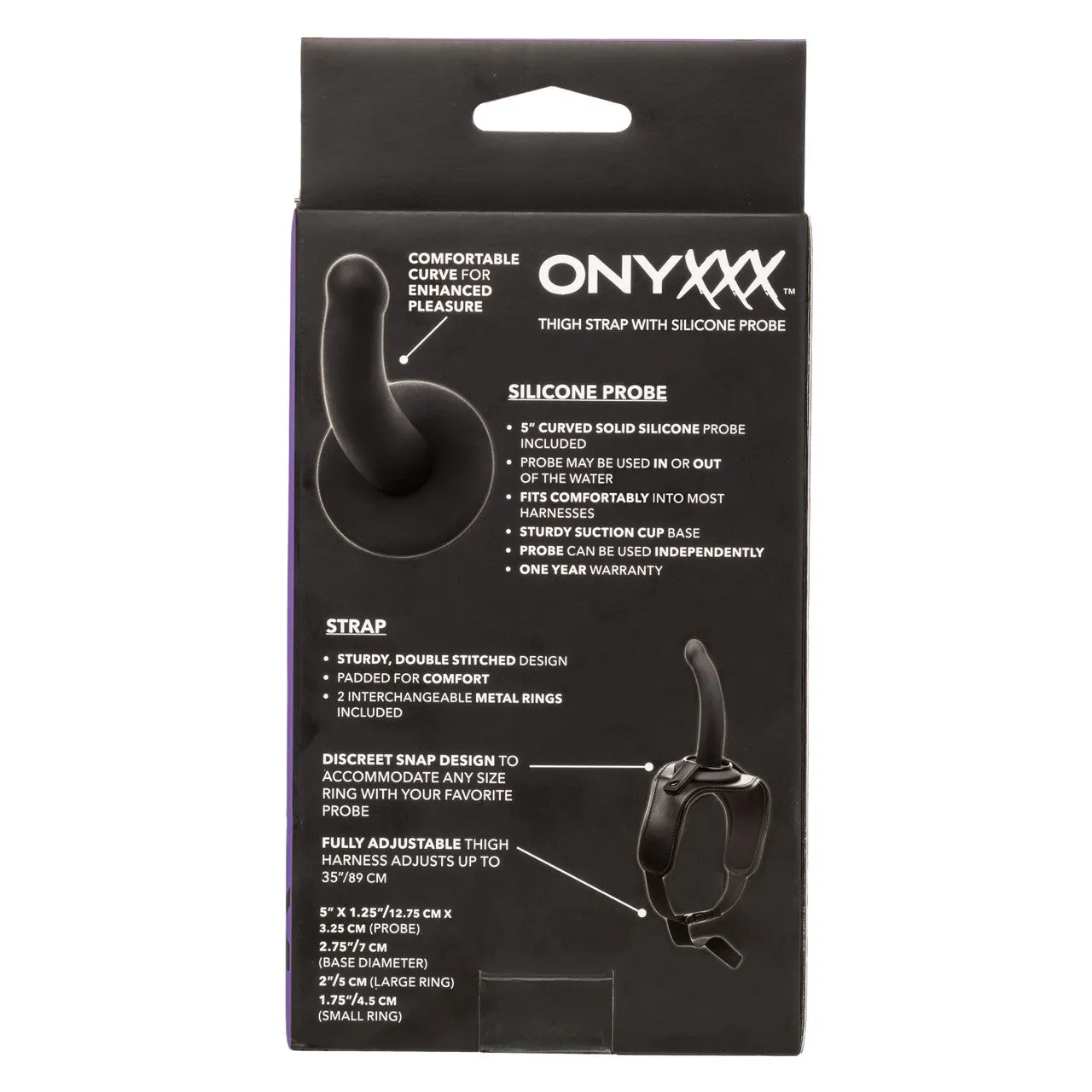 Onyxxx™ Thigh Strap with Silicone Probe