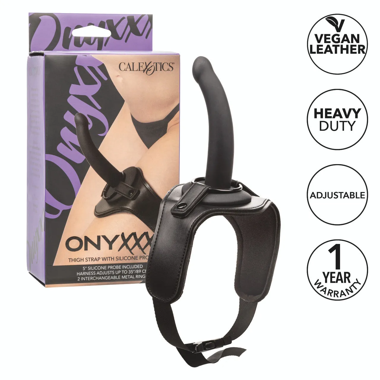 Onyxxx™ Thigh Strap with Silicone Probe