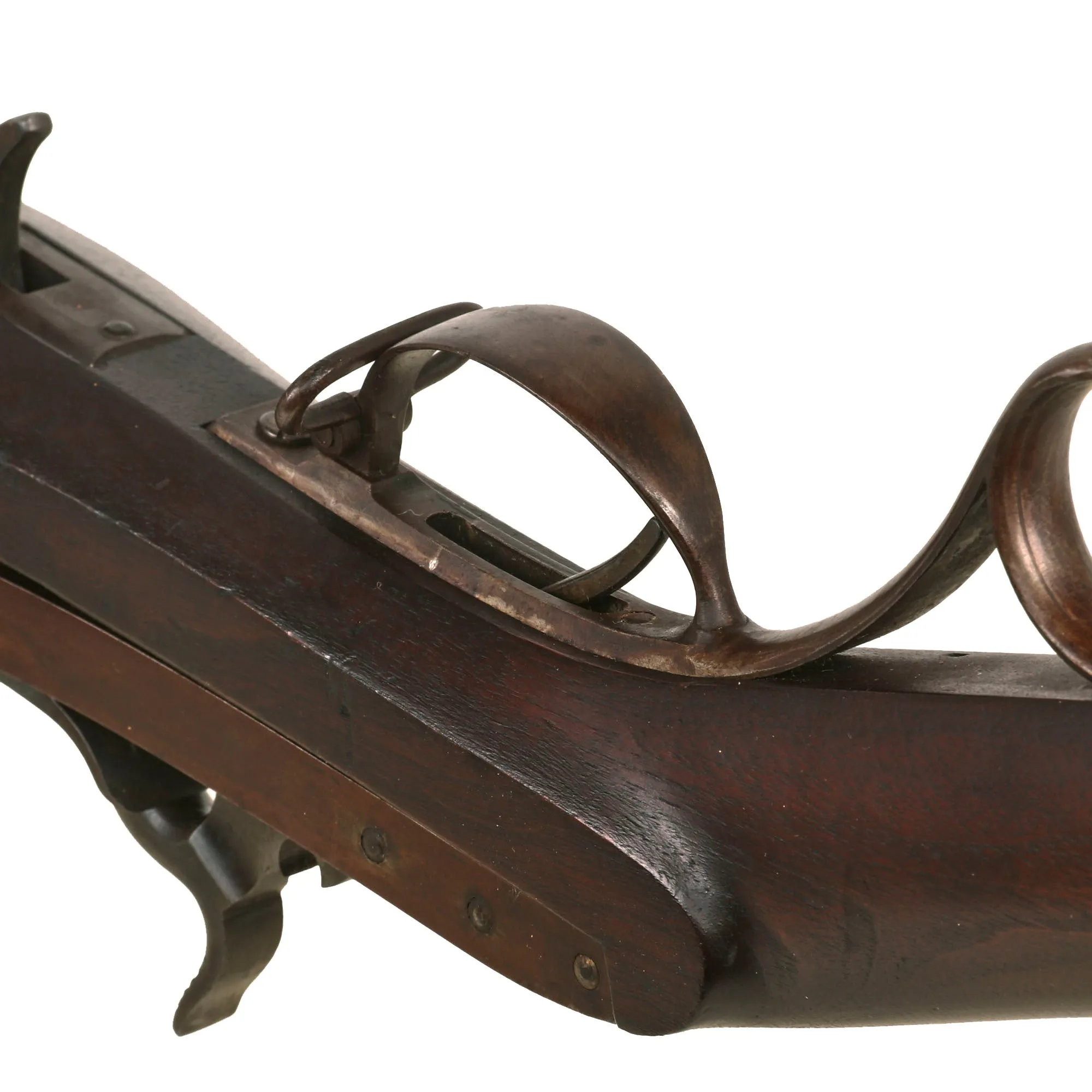 Original Excellent U.S Harpers Ferry Rare Type II Hall Model 1819 Breech Loading Rifle Converted to Percussion - dated 1831