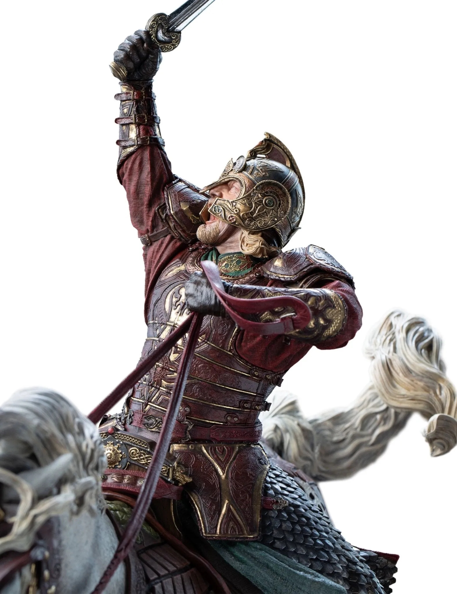 PRE-ORDER: Weta Workshop The Lord of the Rings Trilogy King Theoden on Snowmane 1:6 Scale Limited Edition Statue