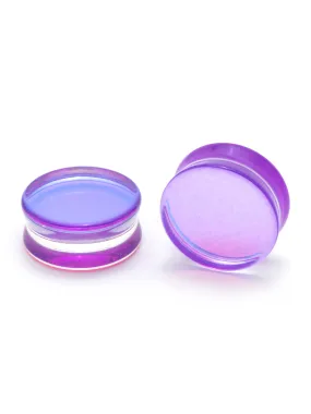 Purple Aurora Stone Plugs