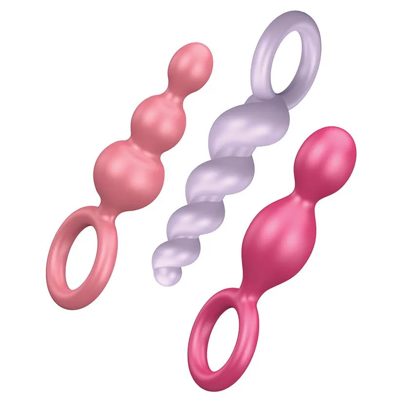 Satisfyer Silicone Anal Plugs, Set of 3