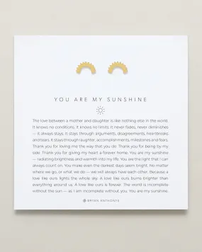 You Are My Sunshine Earrings